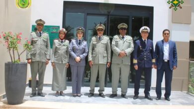 صورة وفد من القوات المسلحة الملكية المغربية يزور مديرية الشؤون الاجتماعية بالأركان العامة للجيوش الموريتانية (صور)