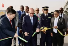 صورة الرئيس غزواني يدشن جسر الصداقة الموريتانية الصينية في نواكشوط