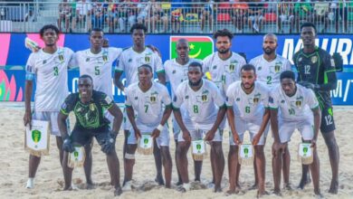 صورة المنتخب الموريتاني يختتم مشاركته في مونديال الكرة الشاطئية بخسارة جديدة