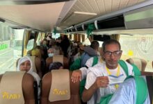 صورة وصول الفوج الثاني من الحجاج الموريتانيين إلى المدينة المنورة