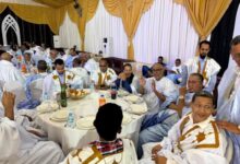 صورة عمدة بلدية لخشب يشيد بالتحول التنموي في مقاطعة تيشيت خلال لقاء موسع بنواكشوط (صور)