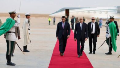 صورة رئيس الجمهورية يعود إلى نواكشوط بعد مشاركته في منتدى الرؤساء التنفيذيين بأبيدجان (صور)