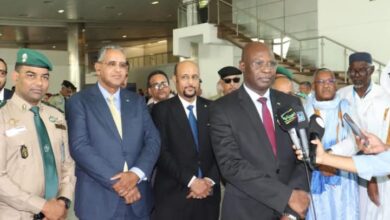 صورة وصول الفوج السابع والأخير من الحجاج الموريتانيين إلى الديار المقدسة