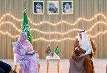 صورة الرياض: وزيرة المياه آمال بنت مولود تجري مباحثات مع نظيرها الدكتور عبد الرحمن بن محسن
