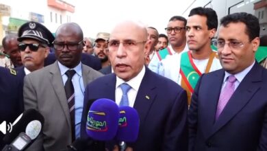 صورة تصريح رئيس الجمهورية عقب تدشينه لجسر الصداقة الموريتانية الصينية المعرف بملتقى مدريد (فيديو)
