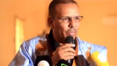 صورة كلمة عمدة بلدية النيملان عبد الله ولد البشير أمام البعثة الوزارية بمقاطعة تجكجة (فيديو)