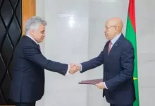 صورة سفراء جدد لثلاث دول يستهلون عملهم في العاصمة نواكشوط