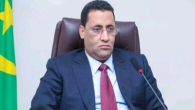 صورة كلمة الوزير ولد إنجاي في حفل توقيع اتفاقيات ومذكرات تعاون بين موريتانيا وغامبيا (فيديو)