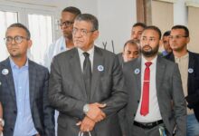 صورة وفد برلماني وإعلامي يزور مصالح العون الطبي الاستعجالي في نواكشوط