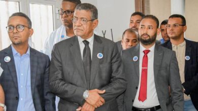 صورة وفد برلماني وإعلامي يزور مصالح العون الطبي الاستعجالي في نواكشوط