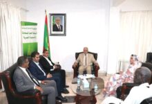 صورة وفد من النقابة الوطنية للصحافة المغربية يؤدى زيارة للهابا (صور)