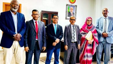 صورة تبادل المهام الإدارية بالمعهد العالي المهني للغات والترجمة والترجمة الفورية بمدينة نواذيبو (صور)