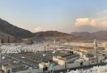 صورة المتعجلون من الحجاح الموريتانيين يغادرون مشعر منى لإكمال بقية المناسك