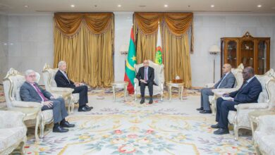 صورة غزواني يبحث مع المبعوث الأوروبي التصدي للتهديدات الأمنية بالساحل