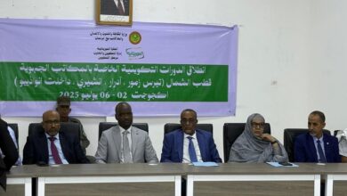صورة الأمين العام لوزارة الثقافة يطلق دورة تكوينية لصالح مراسلي قناة الموريتانية في ولايات الشمال