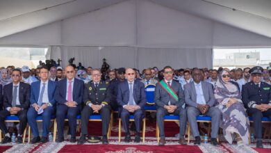 صورة رئيس الجمهورية يُشرف على إطلاق حزمة مشاريع تنموية في نواذيبو