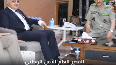 صورة المدير العام للأمن الوطني يستقبل سفير جمهورية مصر العربية