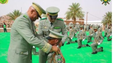 صورة تخرج الدفعة 41 من الضباط العاملين بالأكاديمية العسكرية لمختلف الأسلحة بأطار