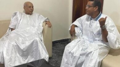 صورة منسق الحوار الوطني يلتقي رئيس حركة كفانا يعقوب لمرابط