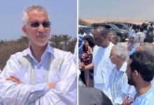 صورة مفوض حقوق الإنسان يصل نواذيبو في طليعة صفوف التعبئة لإنجاح زيارة فخامة رئيس الجمهورية