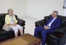 صورة مفوض حقوق الانسان يلتقي بالمنسقة المقيمة للأمم المتحدة في موريتانيا