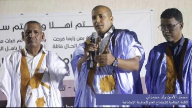 صورة ولد محمد آب يشيد بما حقق الرئيس غزواني ويحث شباب حاضنته الاجتماعية على التحلي بالأخلاق الحميدة (صور)