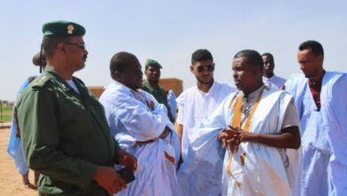 صورة حاكم لعيون يطلع على تحضيرات مهرجان آوكار بأكدرنيت