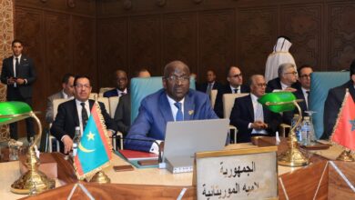 صورة ولد مرزوك يمثل موريتانيا في اجتماع مجلس الجامعة العربية