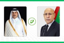صورة رئيس الجمهورية يدين العدوان الإسرائيلي على قطر ويؤكد تضامن موريتانيا الكامل معها