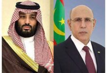 صورة رئيس الجمهورية يهنئ ولي العهد السعودي