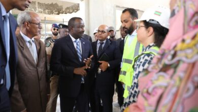 صورة وزير العدل يتفقد مشاريع قيد الإنجاز ومركز إعادة دمج الأطفال في نواكشوط (صور)