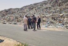 صورة الداخلية تعاين مركز طمر النفايات في نواكشوط