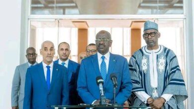 صورة وزير الخارجية: التزام مالي بحل إشكاليات الجالية الموريتانية