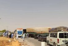 صورة إغلاق طريق الأمل بين “كندلك” و”آجوير” بسبب سقوط شاحنة محملة بالبضائع (صور)