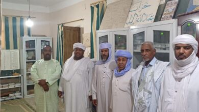 صورة تكريم الأستاذ أحمد ولد دومان من طرف المركز الوطني للمخطوطات في الجزائر