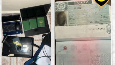 صورة ضبط شبكة متخصصة في تزوير التأشيرات ووثائق السفر وتهريب المهاجرين