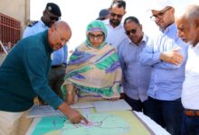 صورة وزيرة البيئة تؤدّي زيارة تفقدية لمشاريع البرنامج الاستعجالي لتنمية مدينة نواكشوط (صور)