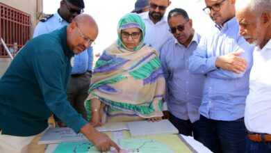 صورة وزيرة البيئة تؤدّي زيارة تفقدية لمشاريع البرنامج الاستعجالي لتنمية مدينة نواكشوط (صور)