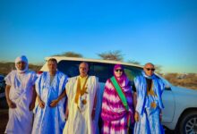 صورة حلف الشيخ أحمد ولد أحمدات والنائب فاطمة بنت أجيد يصل النعمة تحضيرا لزيارة الرئيس غزواني