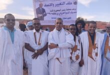 صورة حلف التغيير والإنصاف في ولاته ينظم استقبالاً حاشداً لفخامة رئيس الجمهورية