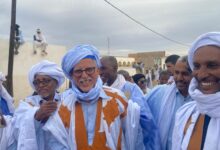 صورة وزير الزراعة والسيادة الغذائية السابق يشارك بقوة في استقبال الرئيس غزواني بمحطة جكني (صور)