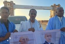 صورة عبد القادر ولد حم وبوي أحمد ولد دمان يصلان النعمة للمشاركة في التحضير لزيارة الرئيس غزواني