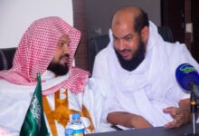 صورة إمام الحرم المدني يزور هيئة علماء موريتانيا والمجلس الأعلى للزكاة (صور)