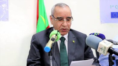 صورة خطاب وزير الداخلية في الملتقى التكويني والتوجيهي للسلطات الإدارية والبلدية في ولايات الحوضين و لعصابه