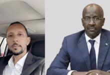 صورة بعد لقائه بوزير الخارجية رئيس الجالية الموريتانية في ساحل العاج يصدر بيانا هاما للرأي الوطني