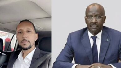 صورة بعد لقائه بوزير الخارجية رئيس الجالية الموريتانية في ساحل العاج يصدر بيانا هاما للرأي الوطني