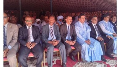 صورة وزير الثقافة والاتصال يشرف على تدشين المكتب الجهوي للتلفزة الموريتانية بولاية اينشيري