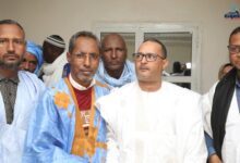 صورة سكان النعمة ينظمون حفلا لتوديع حاكم المقاطعة بلاه ولد سيدي محمد