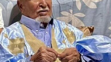 صورة وفاة والد الرئيس الموريتاني السابق محمد ولد عبد العزيز
