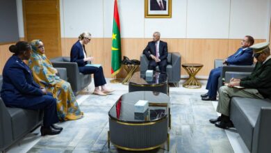 صورة وزير الدفاع يبحث مع دبلوماسية أمريكية التعاون في المجال الدفاعي